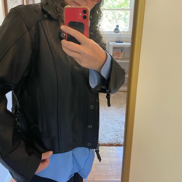 Genuine leather motorcycle jacket- Womens xxl - Picture 14 of 14